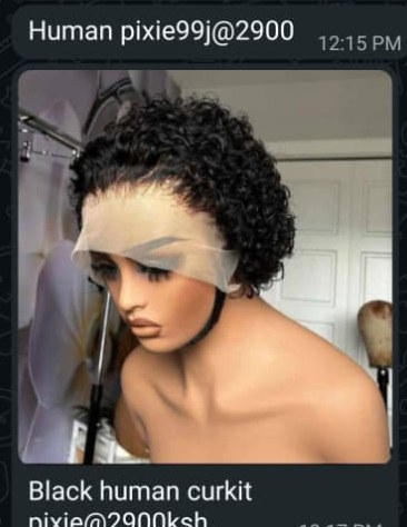 Black Human Curkit Pixie