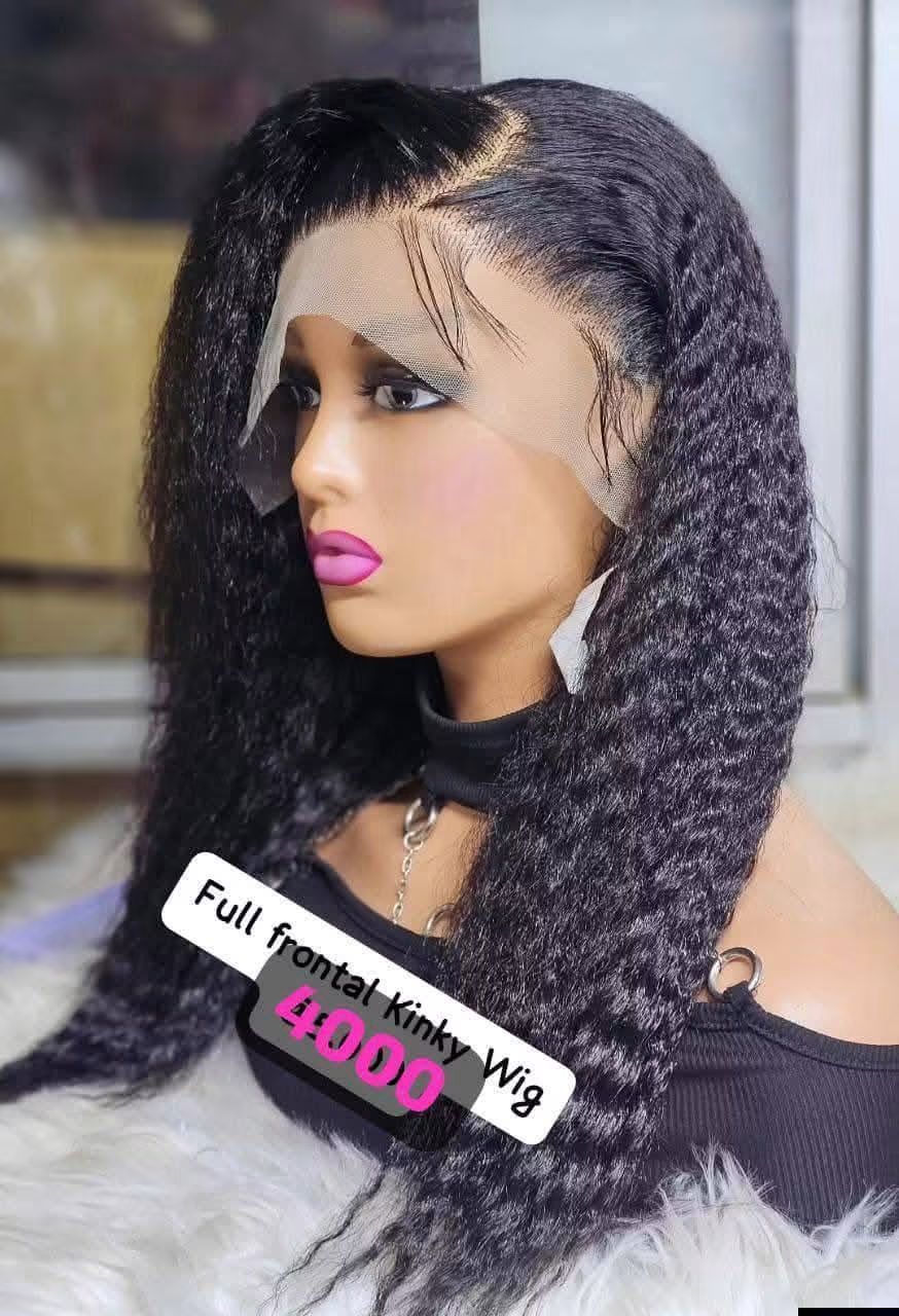 Full Frontal Kinky Straight Wig