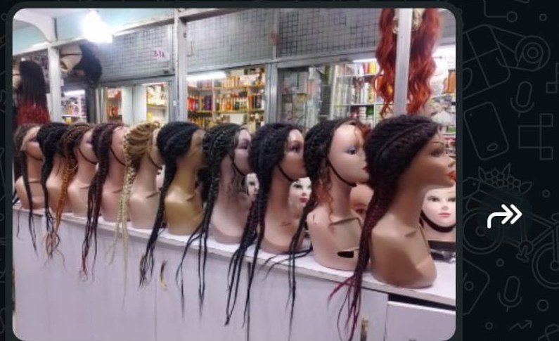 Braided Wig — 4 Lines (KES 2,500) / 6 Lines (KES 3,000)