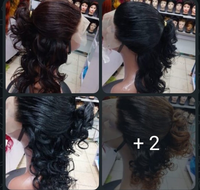 Human Blend Wig — Can Wash & Set