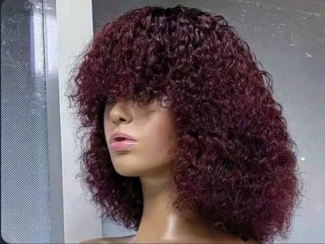 Human Hair Water Curl with Fridge (Fringe)