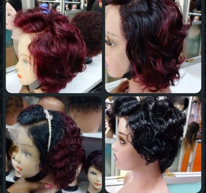Human Hair 100% Short — Easy to Manage, Glueless