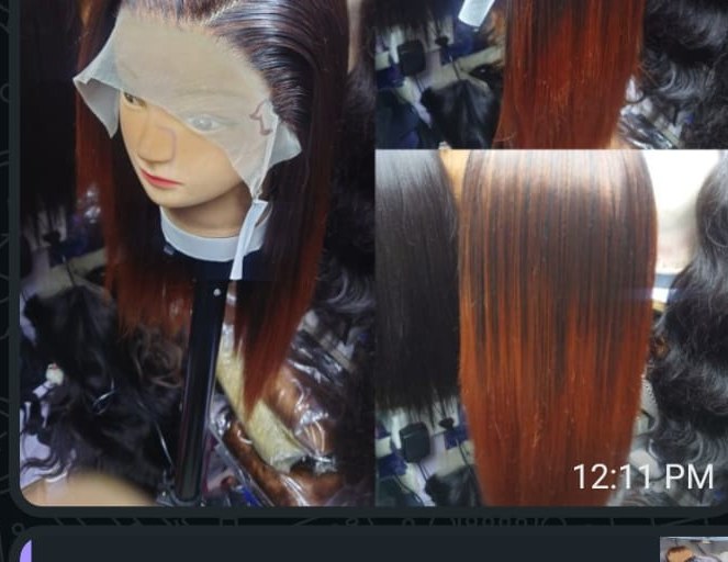 Straight Human Blend Wig — All Colours Available