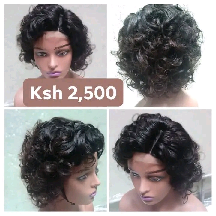 Curly Pixie Lace Wig — Assorted Styles