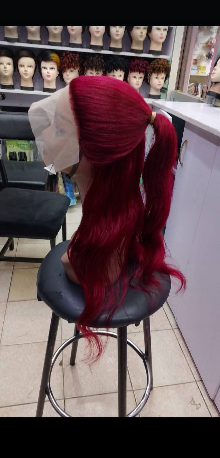 Human Blend Body Glueless Wig — All Shades